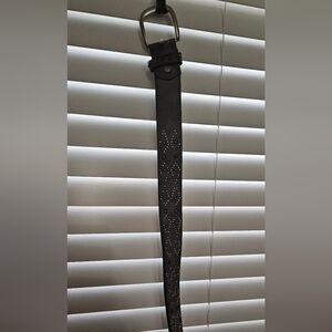 Buckle Black Studded Belt